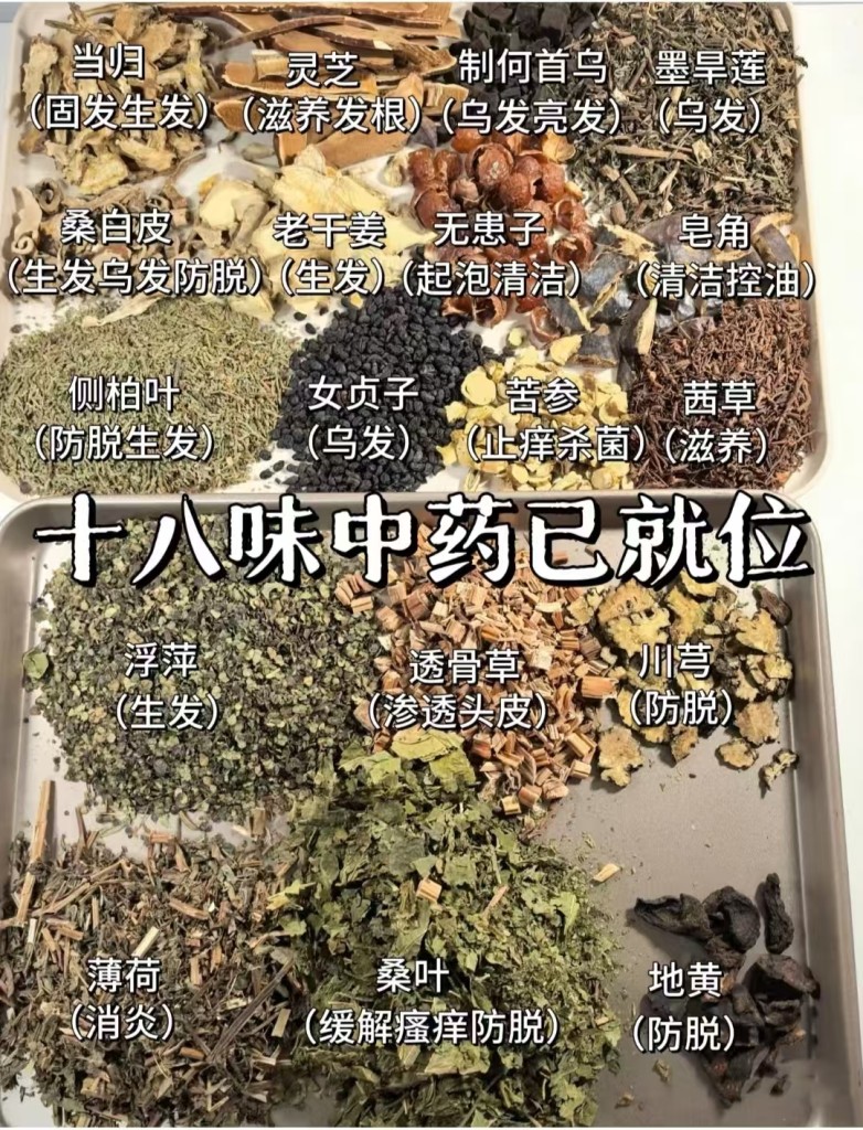 图片[2]-草本中药洗发水配方-紫寻食集-阿紫姑娘小吃配方网