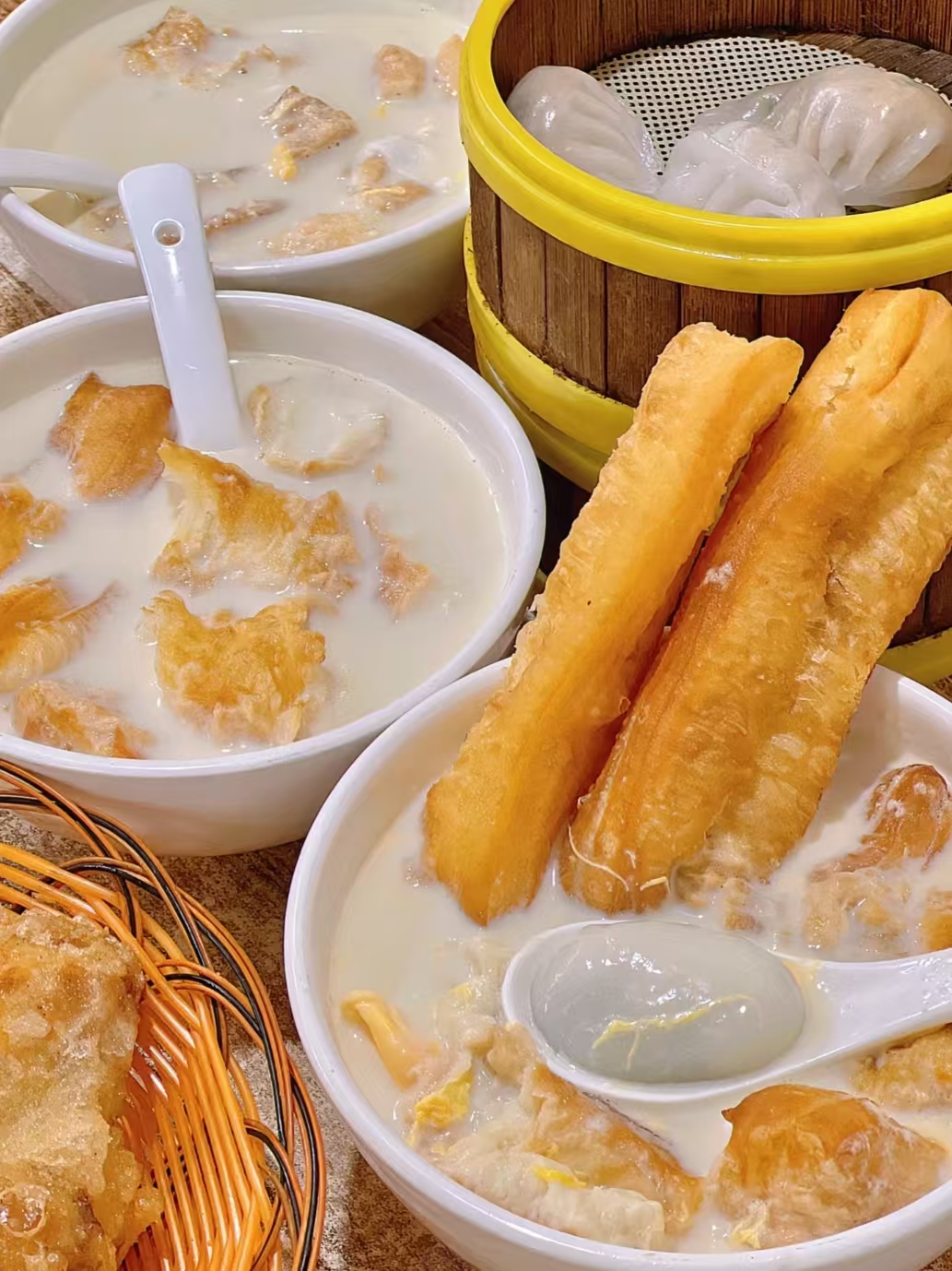 深夜豆浆油条商用配方｜早餐摆摊门店爆款浓醇教程｜无铝香酥做法