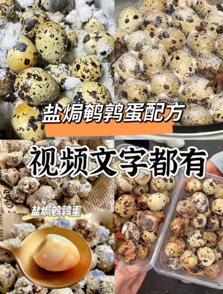 盐焗鹌鹑蛋商用配方技术｜咸香入味、Q弹爆汁（摆摊开店爆款）-紫寻食集-阿紫姑娘小吃配方网