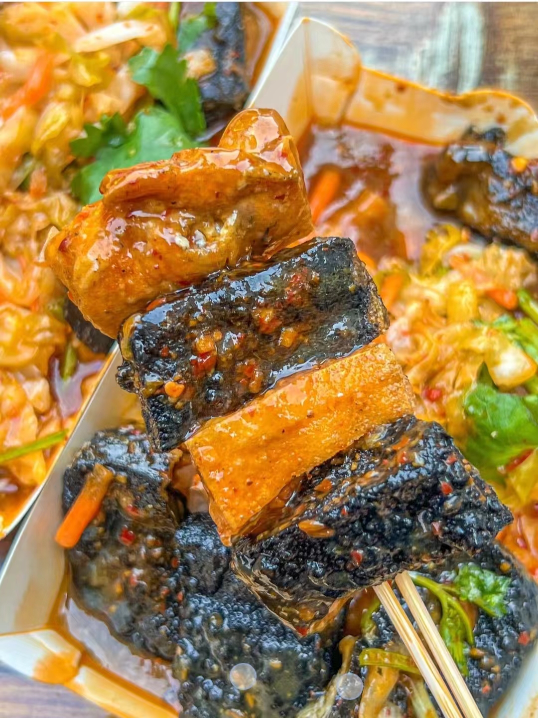 臭豆腐商用配方技术｜外酥里嫩臭香入味做法｜摆摊夜市爆款完整教程-紫寻食集-阿紫姑娘小吃配方网