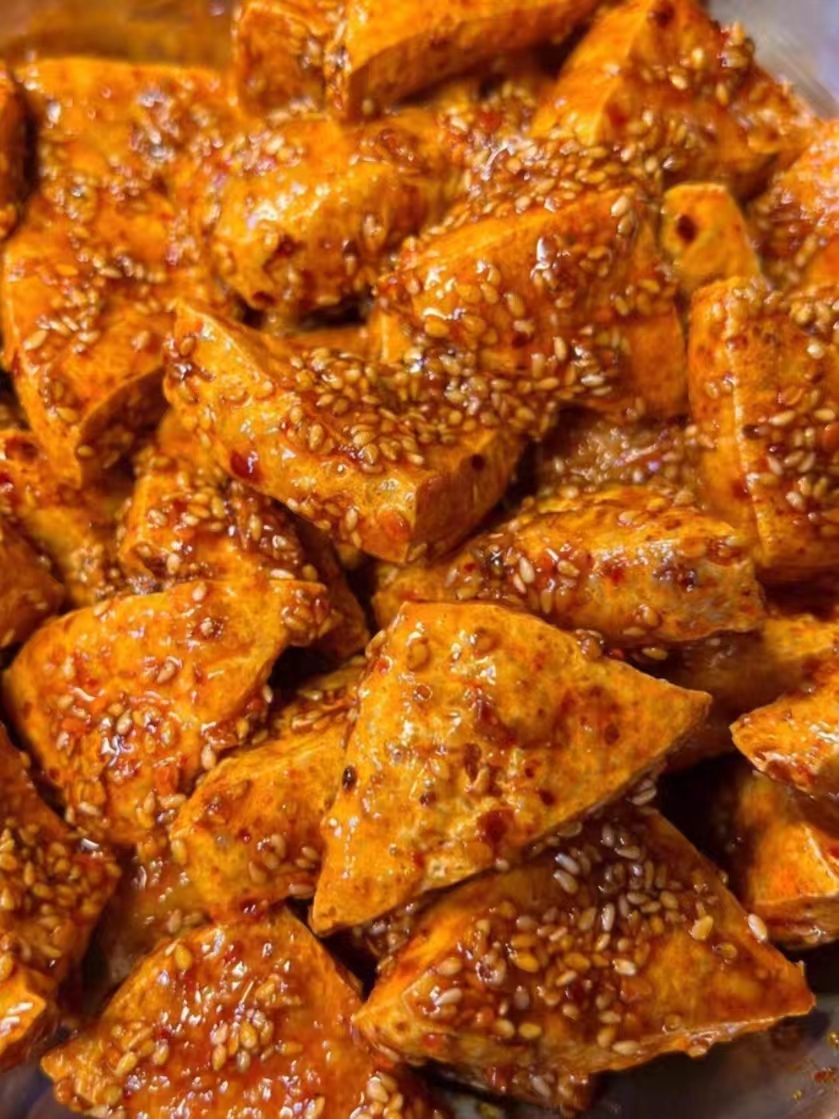 脆炸三角豆腐商用配方技术｜外酥里嫩三角定型做法｜摆摊夜市爆款完整教程-紫寻食集-阿紫姑娘小吃配方网